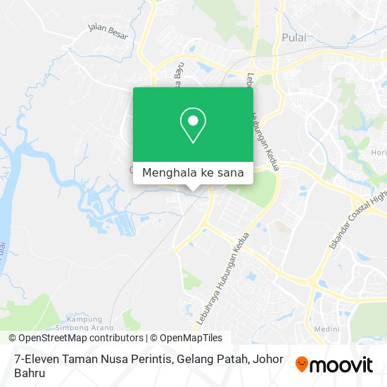 Peta 7-Eleven Taman Nusa Perintis, Gelang Patah