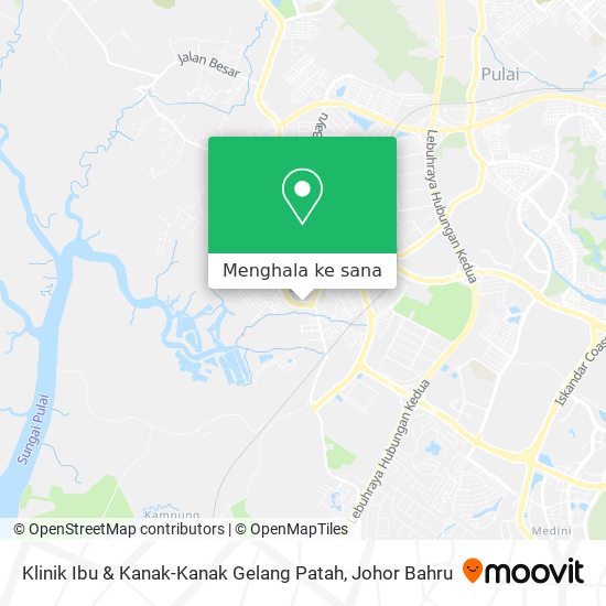 Peta Klinik Ibu & Kanak-Kanak Gelang Patah