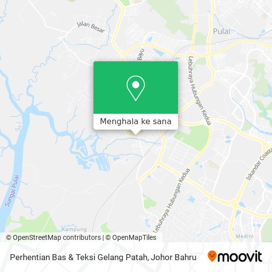 Peta Perhentian Bas & Teksi Gelang Patah