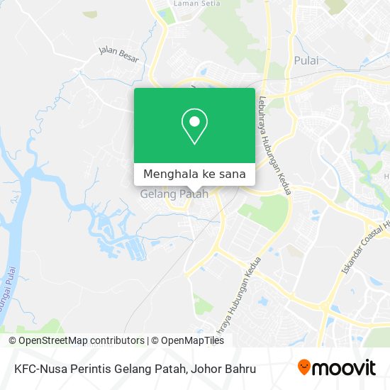 Peta KFC-Nusa Perintis Gelang Patah