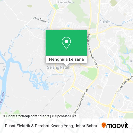 Peta Pusat Elektrik & Perabot Kwang Yong
