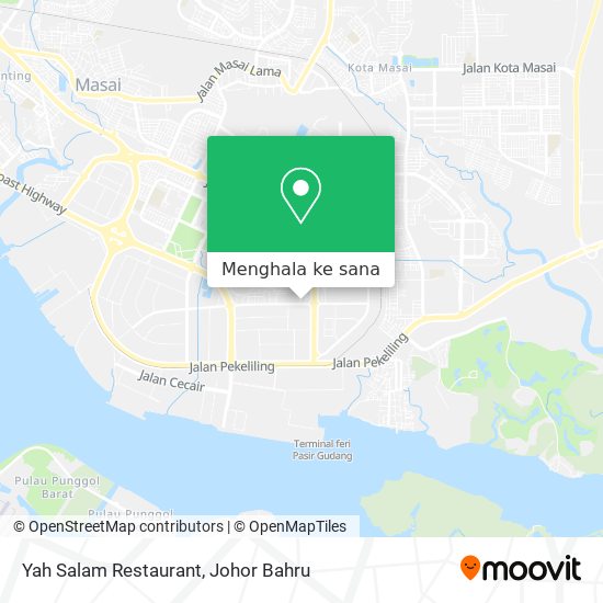 Peta Yah Salam Restaurant