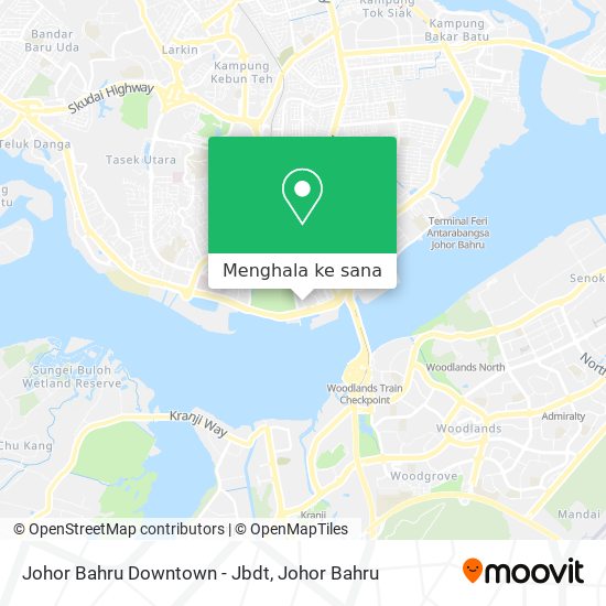 Peta Johor Bahru Downtown - Jbdt