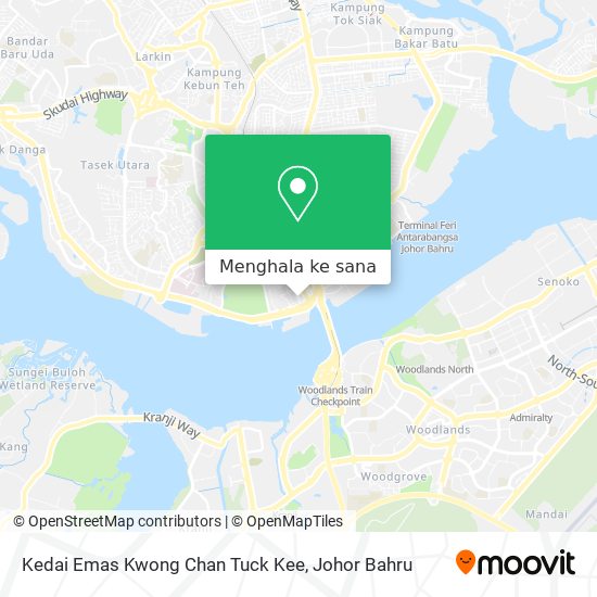Peta Kedai Emas Kwong Chan Tuck Kee