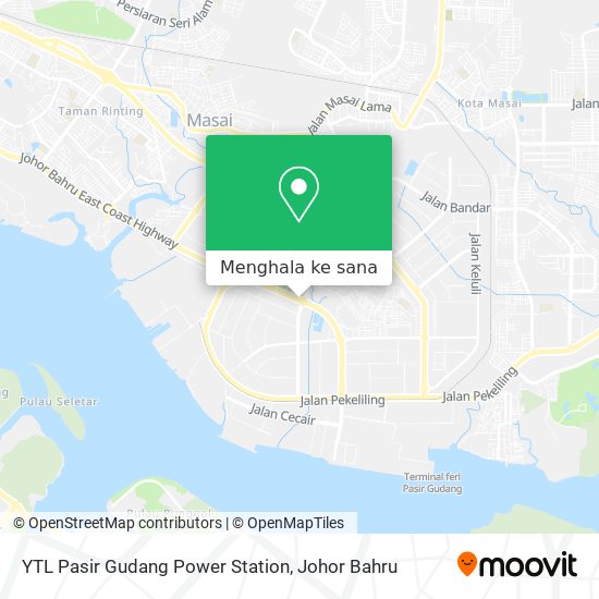 Peta YTL Pasir Gudang Power Station