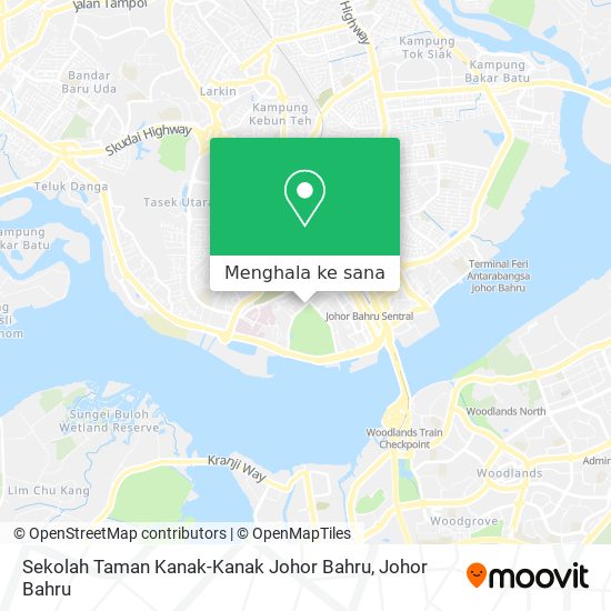 Peta Sekolah Taman Kanak-Kanak Johor Bahru