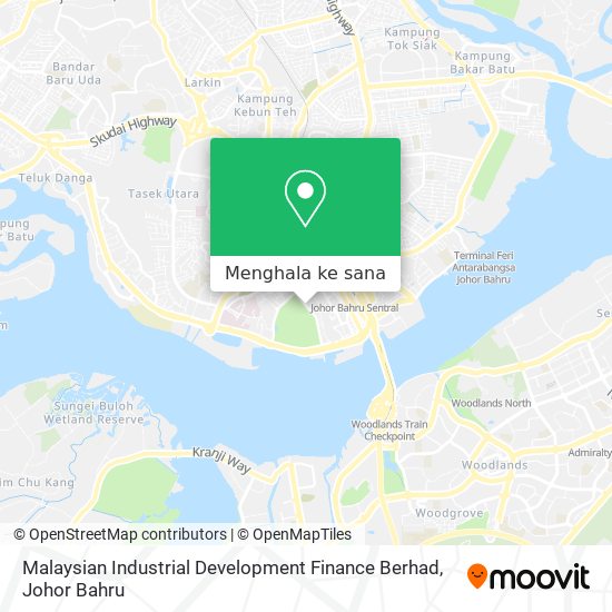 Peta Malaysian Industrial Development Finance Berhad