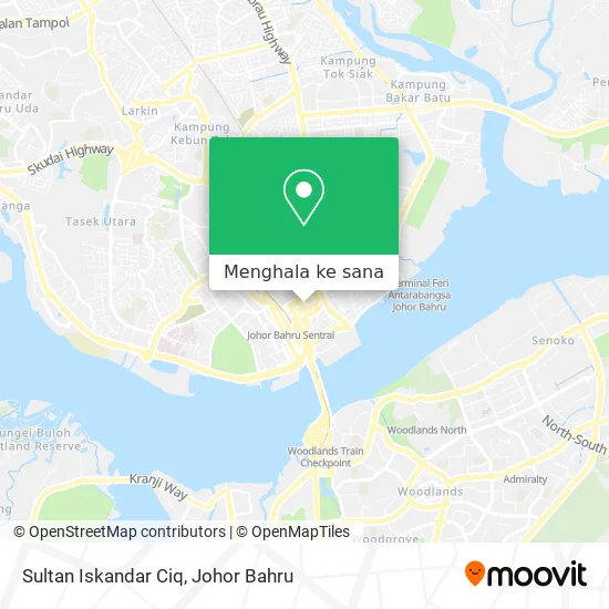 Peta Sultan Iskandar Ciq