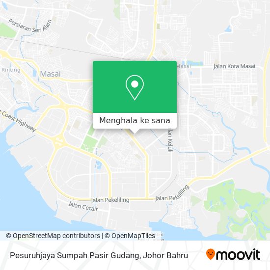 Peta Pesuruhjaya Sumpah Pasir Gudang