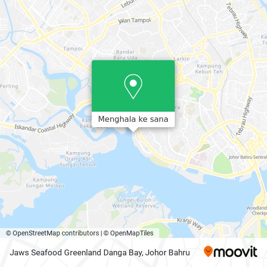 Peta Jaws Seafood Greenland Danga Bay