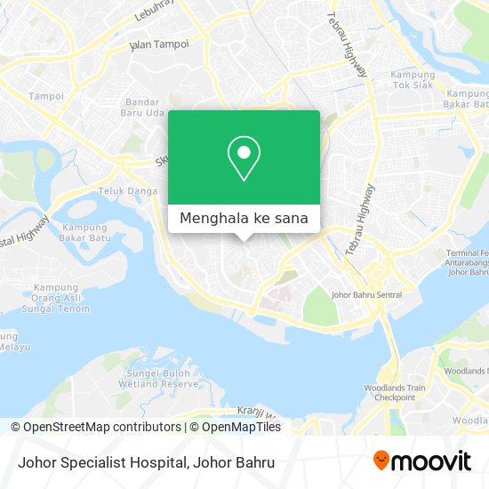 Peta Johor Specialist Hospital