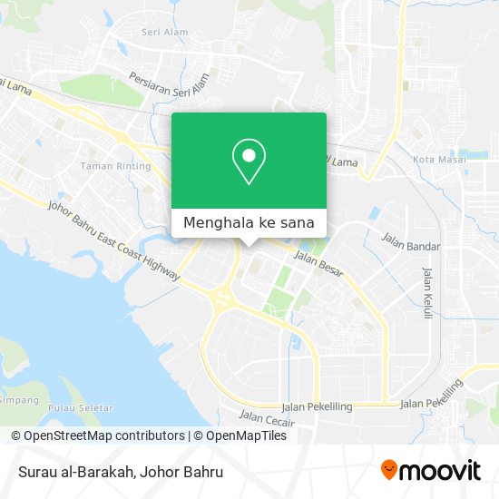Peta Surau al-Barakah
