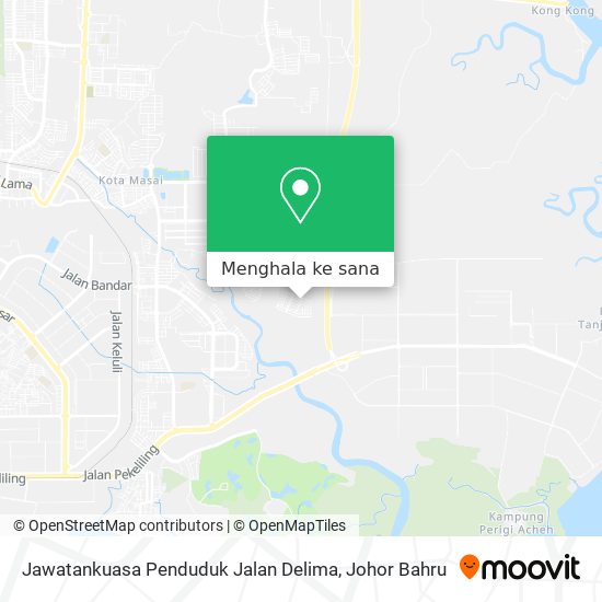 Peta Jawatankuasa Penduduk Jalan Delima