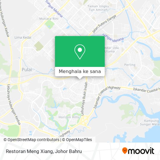 Peta Restoran Meng Xiang