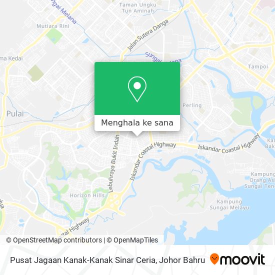 Peta Pusat Jagaan Kanak-Kanak Sinar Ceria