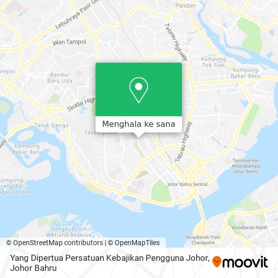 Peta Yang Dipertua Persatuan Kebajikan Pengguna Johor