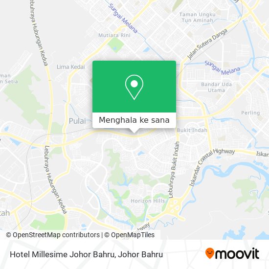 Peta Hotel Millesime Johor Bahru