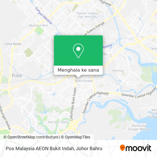 Peta Pos Malaysia AEON Bukit Indah