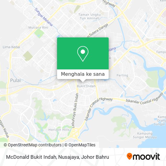 Peta McDonald Bukit Indah, Nusajaya