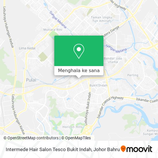 Peta Intermede Hair Salon Tesco Bukit Indah