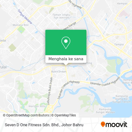 Peta Seven D One Fitness Sdn. Bhd.