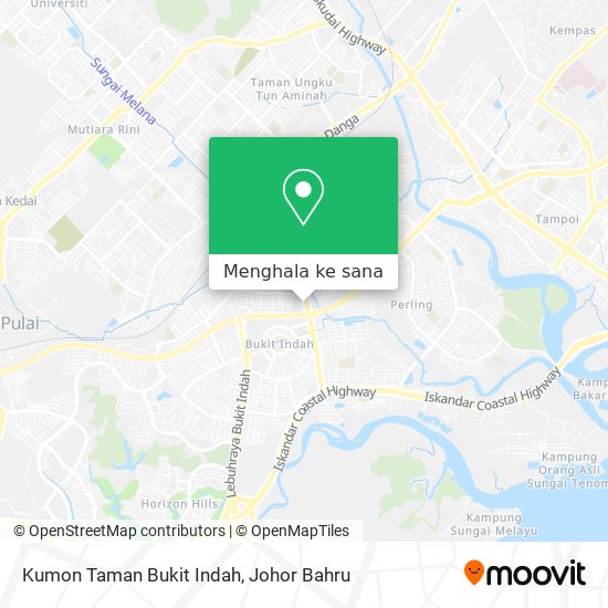 Peta Kumon Taman Bukit Indah