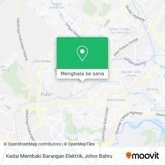 Peta Kedai Membaki Barangan Elektrik