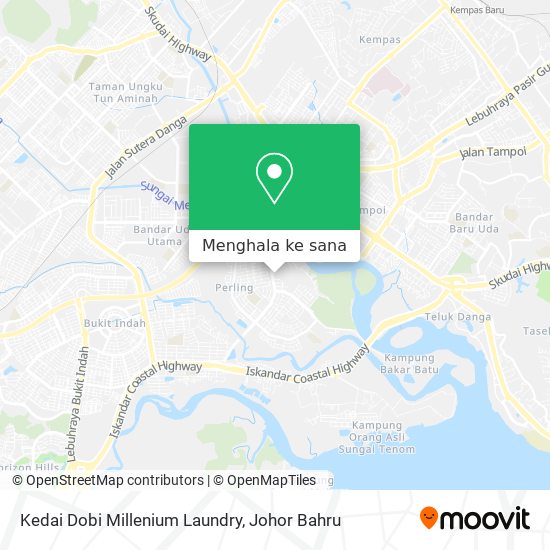 Peta Kedai Dobi Millenium Laundry