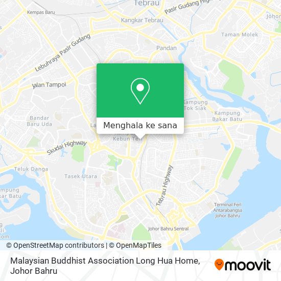 Peta Malaysian Buddhist Association Long Hua Home