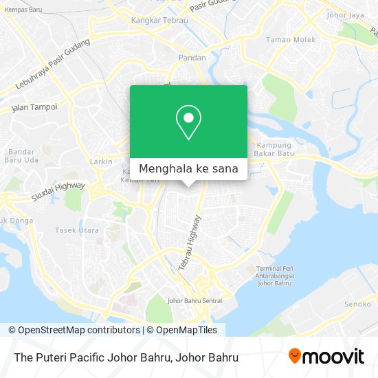 Peta The Puteri Pacific Johor Bahru