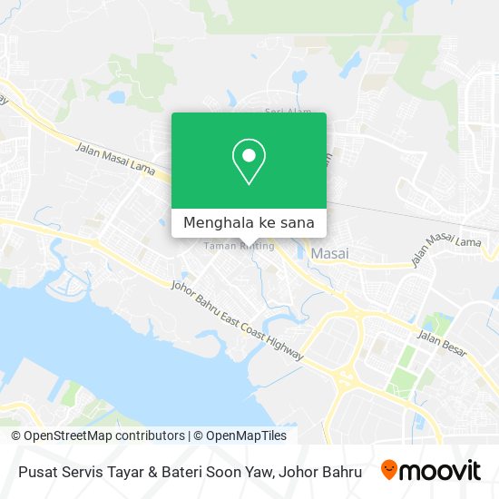 Peta Pusat Servis Tayar & Bateri Soon Yaw