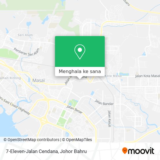 Peta 7-Eleven-Jalan Cendana