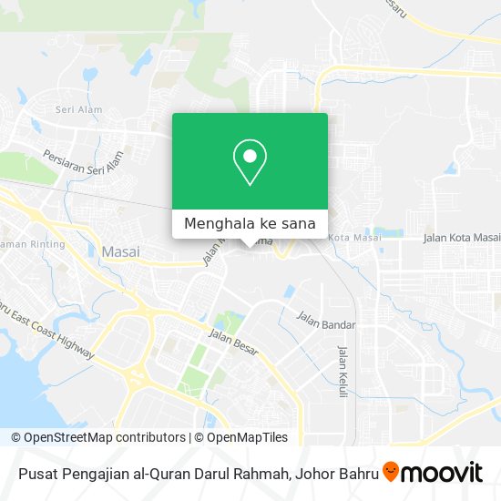 Peta Pusat Pengajian al-Quran Darul Rahmah
