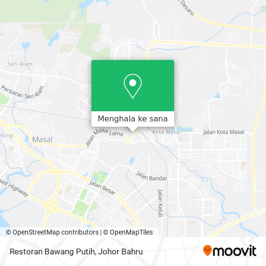 Peta Restoran Bawang Putih