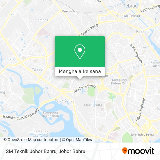Peta SM Teknik Johor Bahru