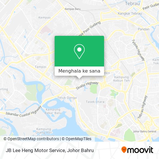 Peta JB Lee Heng Motor Service