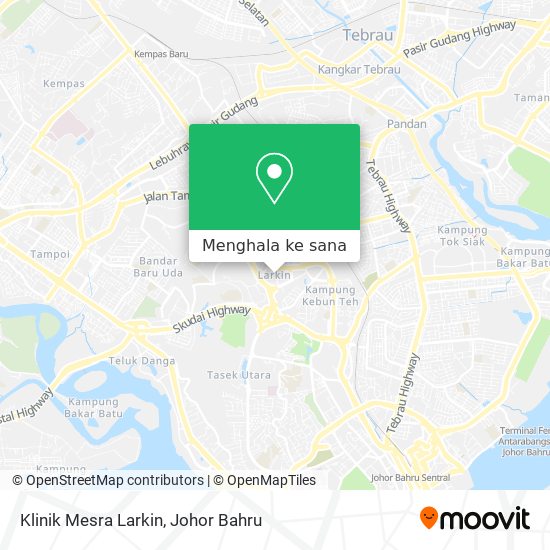 Peta Klinik Mesra Larkin