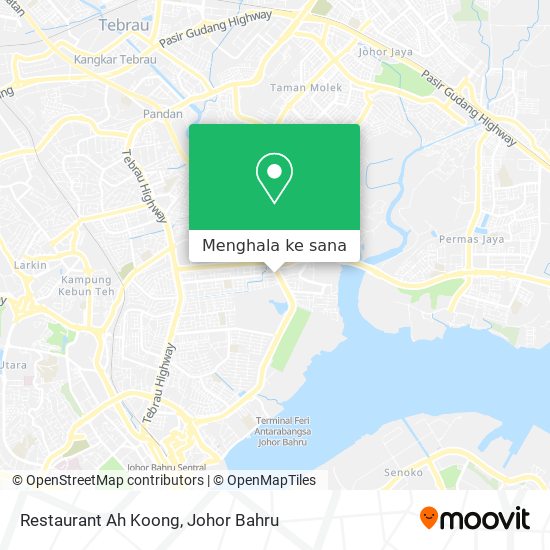Peta Restaurant Ah Koong