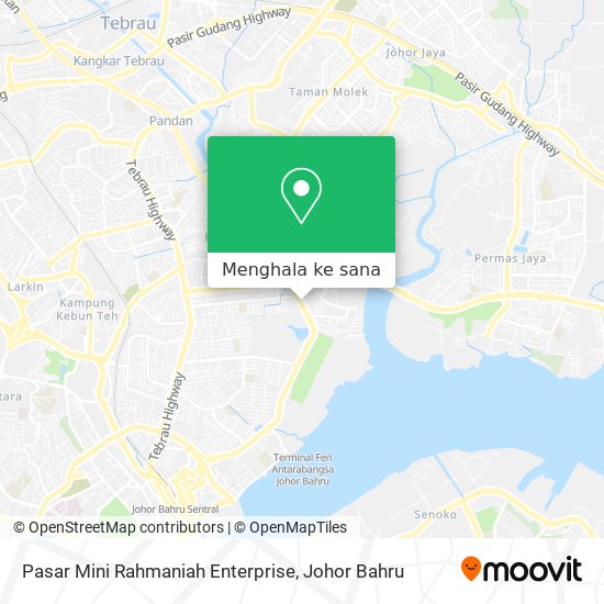 Peta Pasar Mini Rahmaniah Enterprise