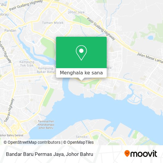 Peta Bandar Baru Permas Jaya