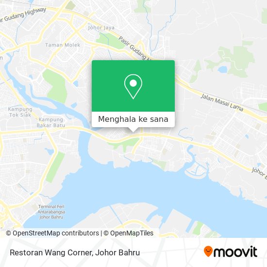 Peta Restoran Wang Corner