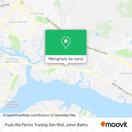 Peta Pudu Ria Florist Trading Sdn Bhd