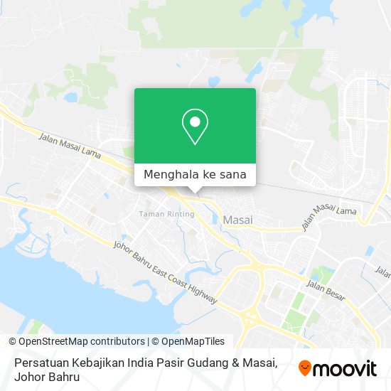 Peta Persatuan Kebajikan India Pasir Gudang & Masai