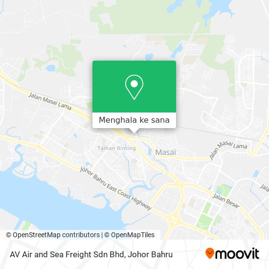 Peta AV Air and Sea Freight Sdn Bhd