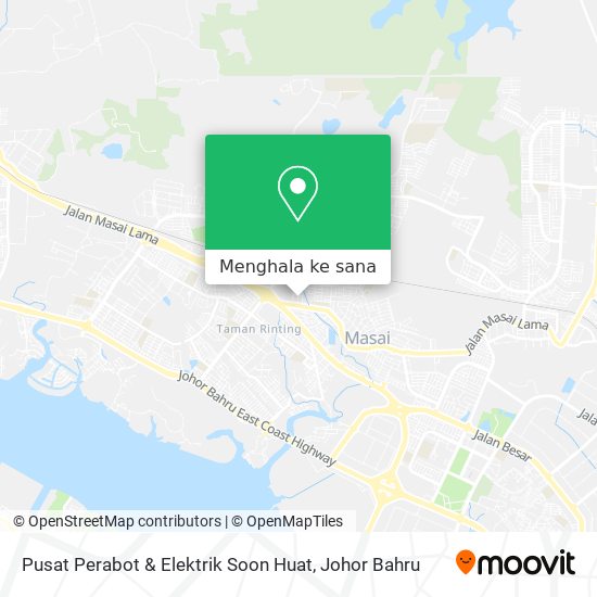 Peta Pusat Perabot & Elektrik Soon Huat