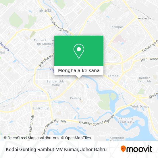 Peta Kedai Gunting Rambut MV Kumar