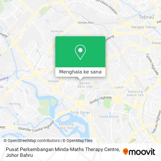 Peta Pusat Perkembangan Minda-Maths Therapy Centre