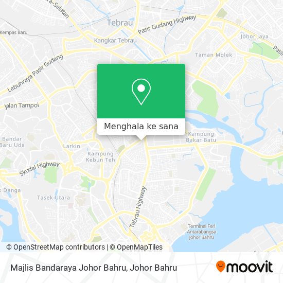 Peta Majlis Bandaraya Johor Bahru