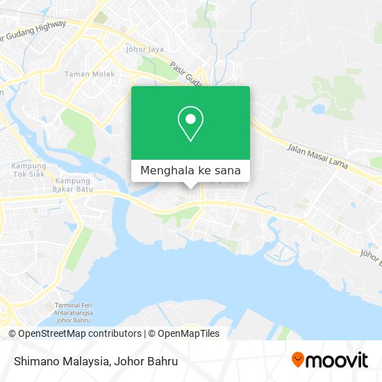 Peta Shimano Malaysia