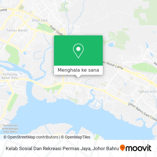 Peta Kelab Sosial Dan Rekreasi Permas Jaya